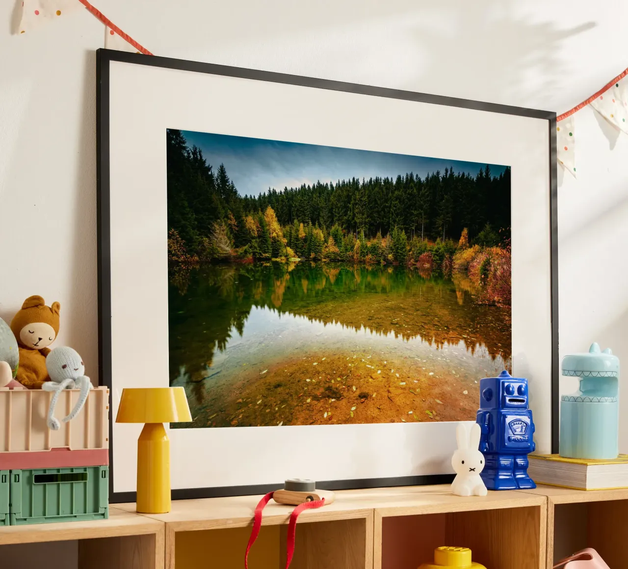 Kleiner See in Oberwiesenthal im Herbst carta hahnemühle da Marcus Beckert | Fotografie