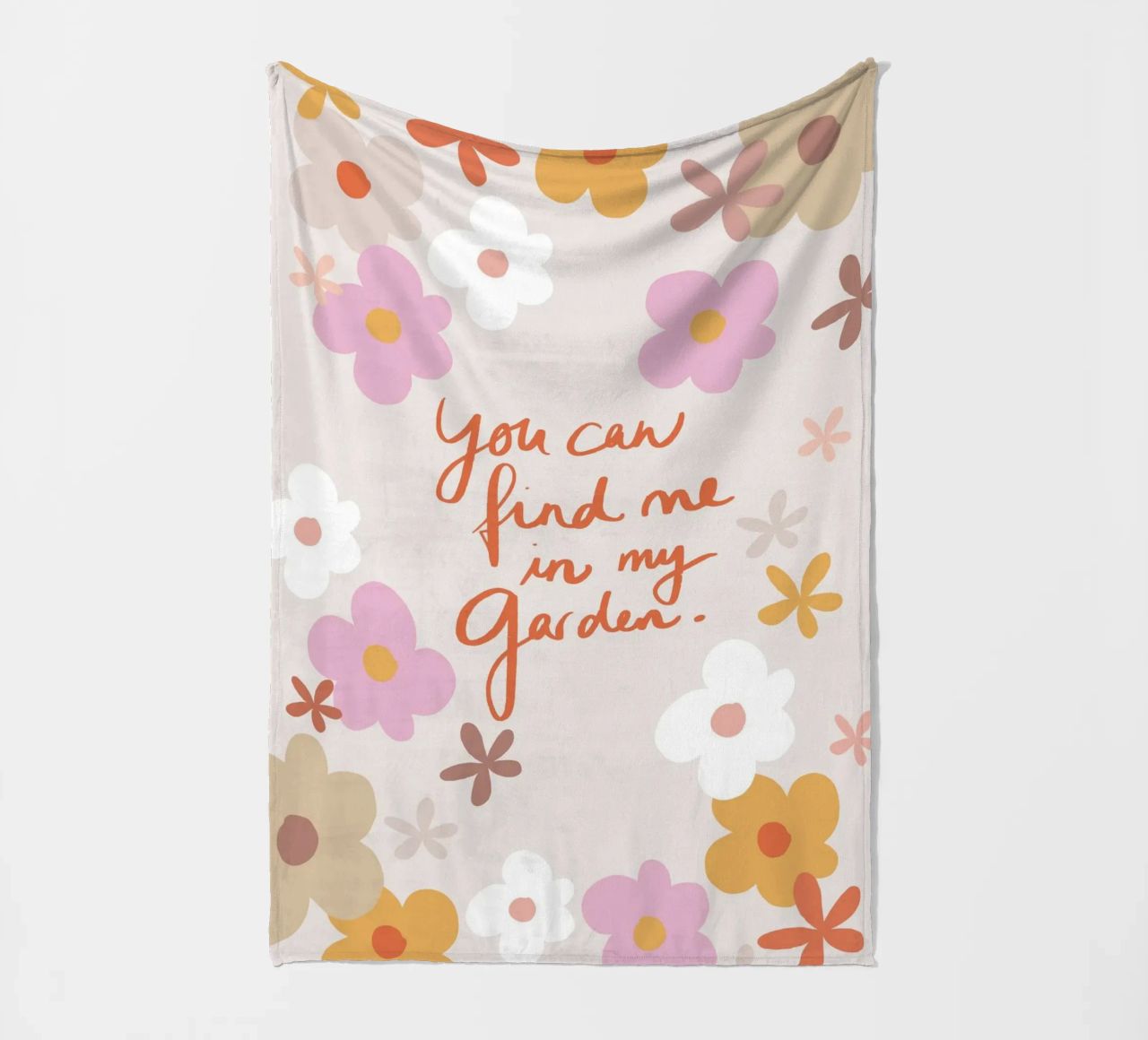 You Can Find Me In My Garden 1X coperta in pile da Studio Memb