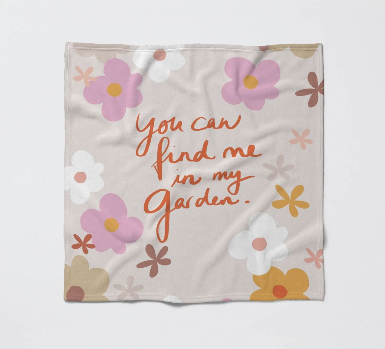 You Can Find Me In My Garden 1X coperta in pile da Studio Memb