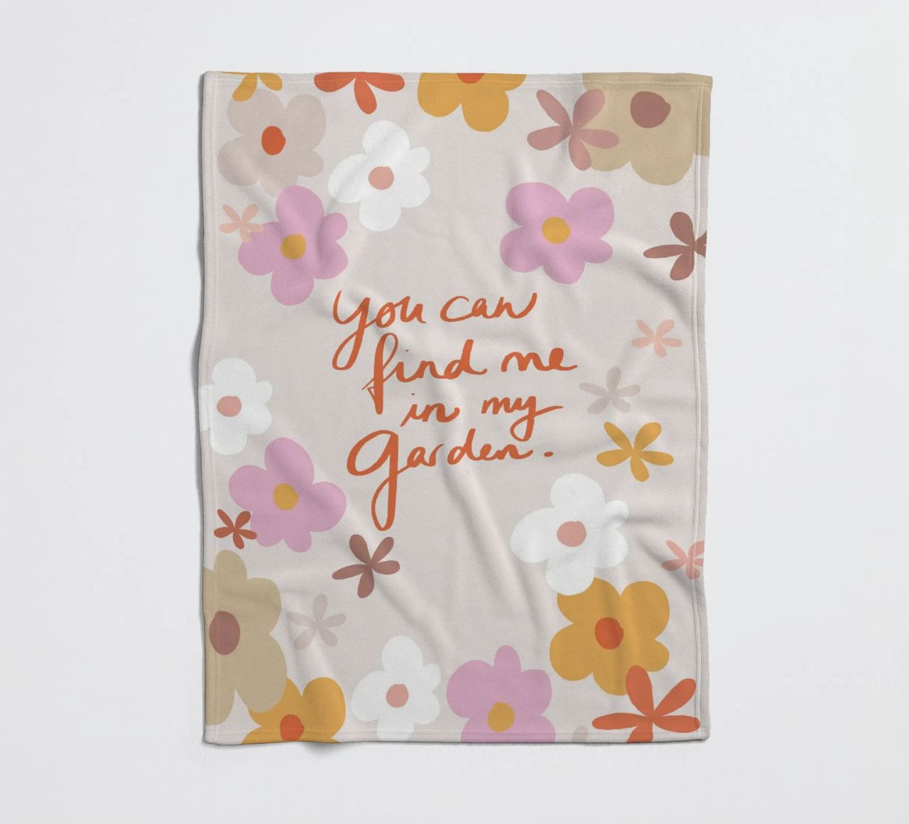 You Can Find Me In My Garden 1X coperta in pile da Studio Memb