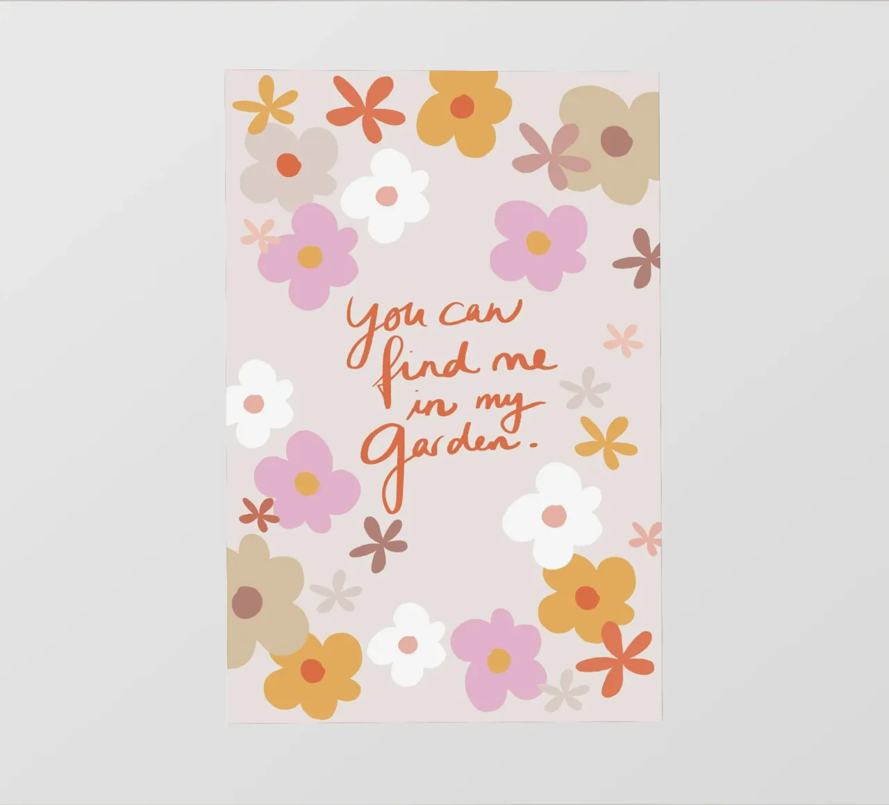 You Can Find Me In My Garden 1X pellicola backlit da Studio Memb