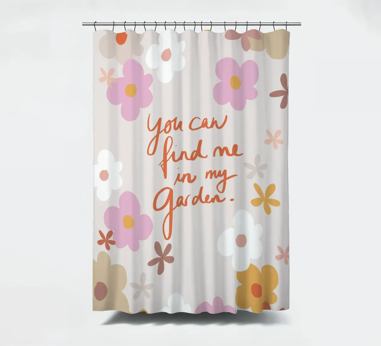 You Can Find Me In My Garden 1X tenda da doccia da Studio Memb