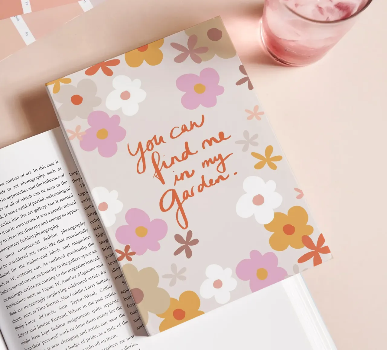 You Can Find Me In My Garden 1X notebook by Studio Memb