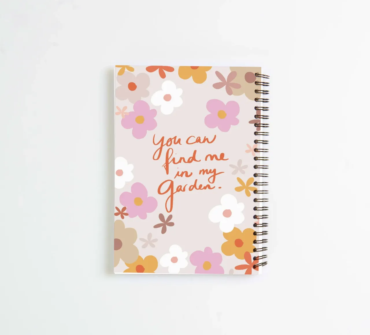 You Can Find Me In My Garden 1X spiral notebook by Studio Memb