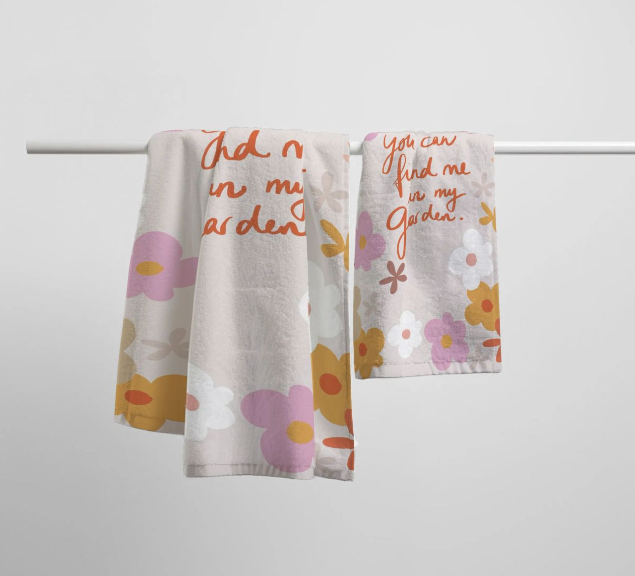 You Can Find Me In My Garden 1X asciugamano da bagno da Studio Memb