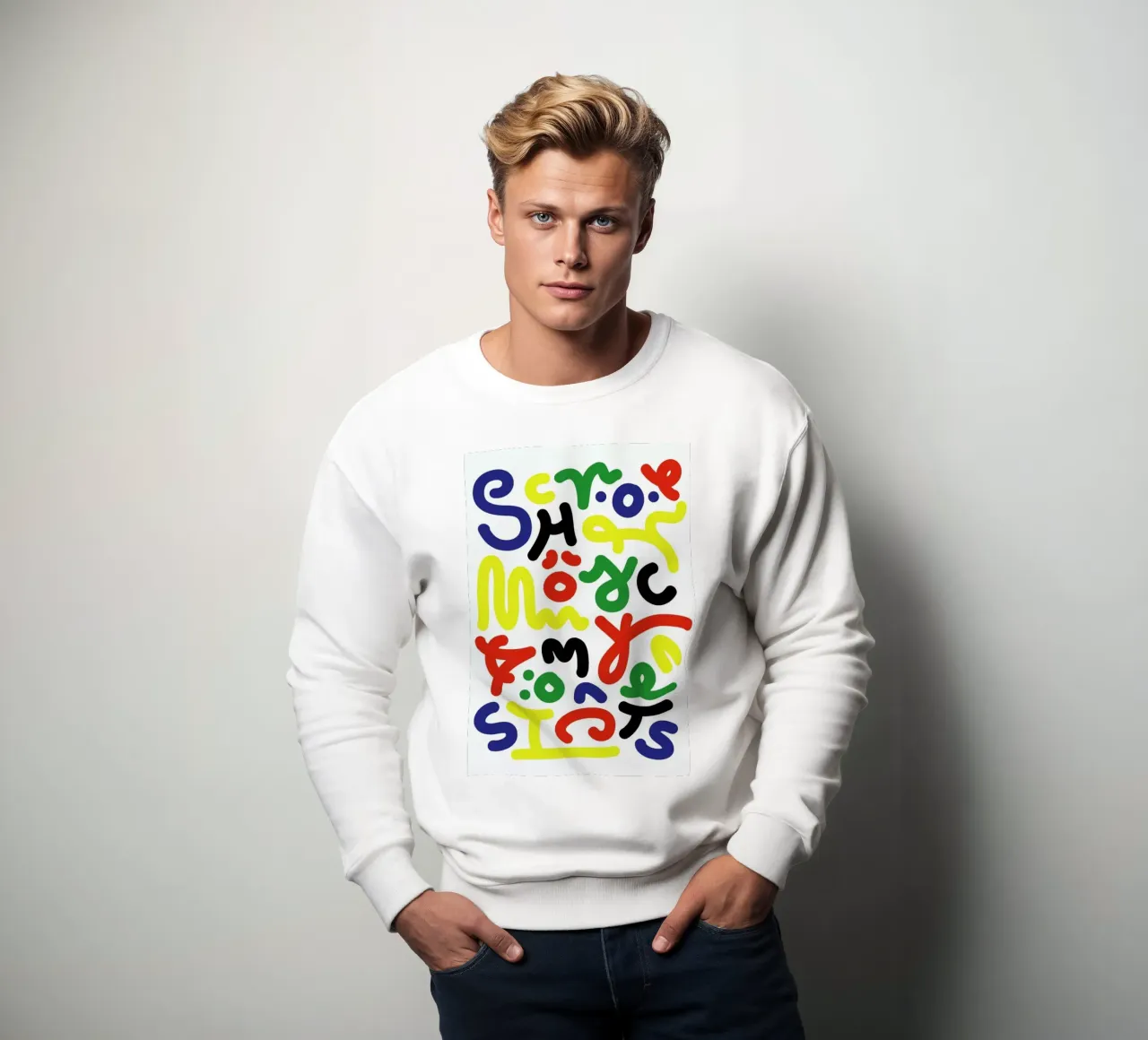 Schön Color sweatshirt van Jan Luzar