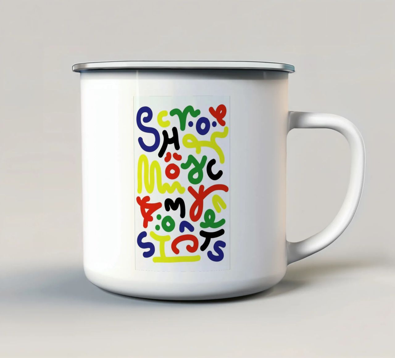 Schön Color tazza in smalto da Jan Luzar