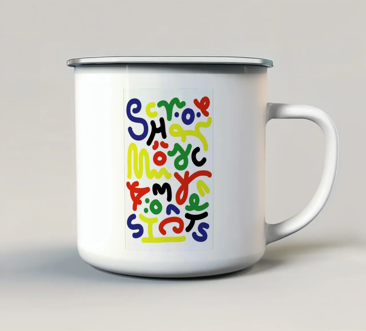 Schön Color tazza in smalto da Jan Luzar