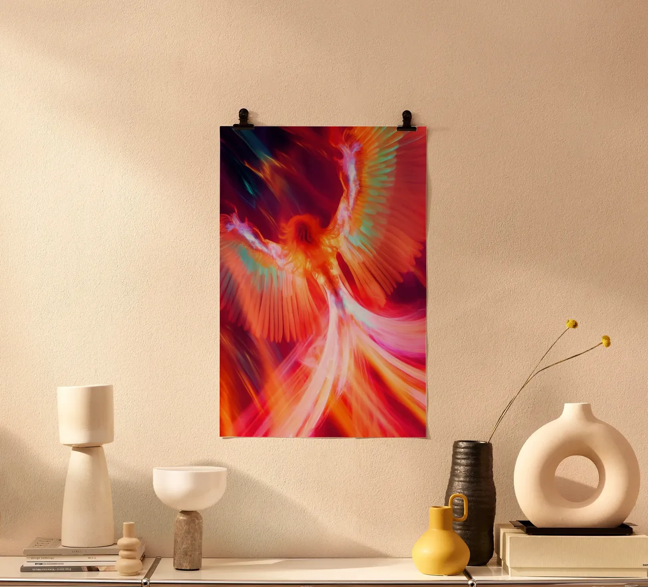 Engel Sind Überall | Transzendente Langzeitbelichtung Poster von Autofocus