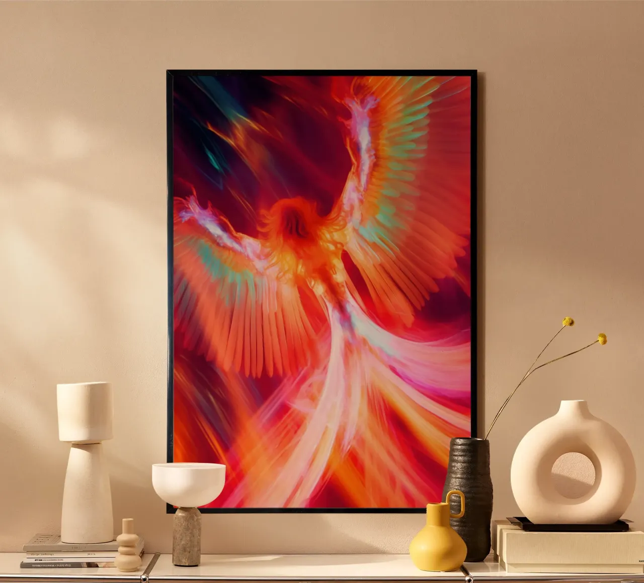 Engel Sind Überall | Transzendente Langzeitbelichtung Poster von Autofocus