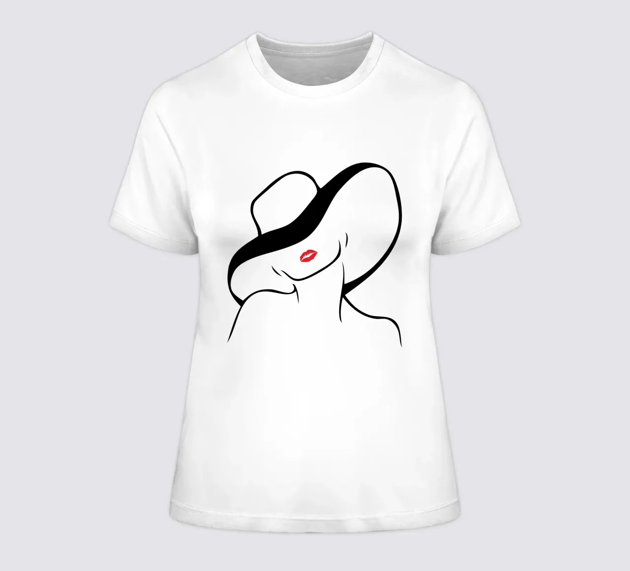 Femmes et chapeaux t-shirt ajusté pour femmes de ririedis