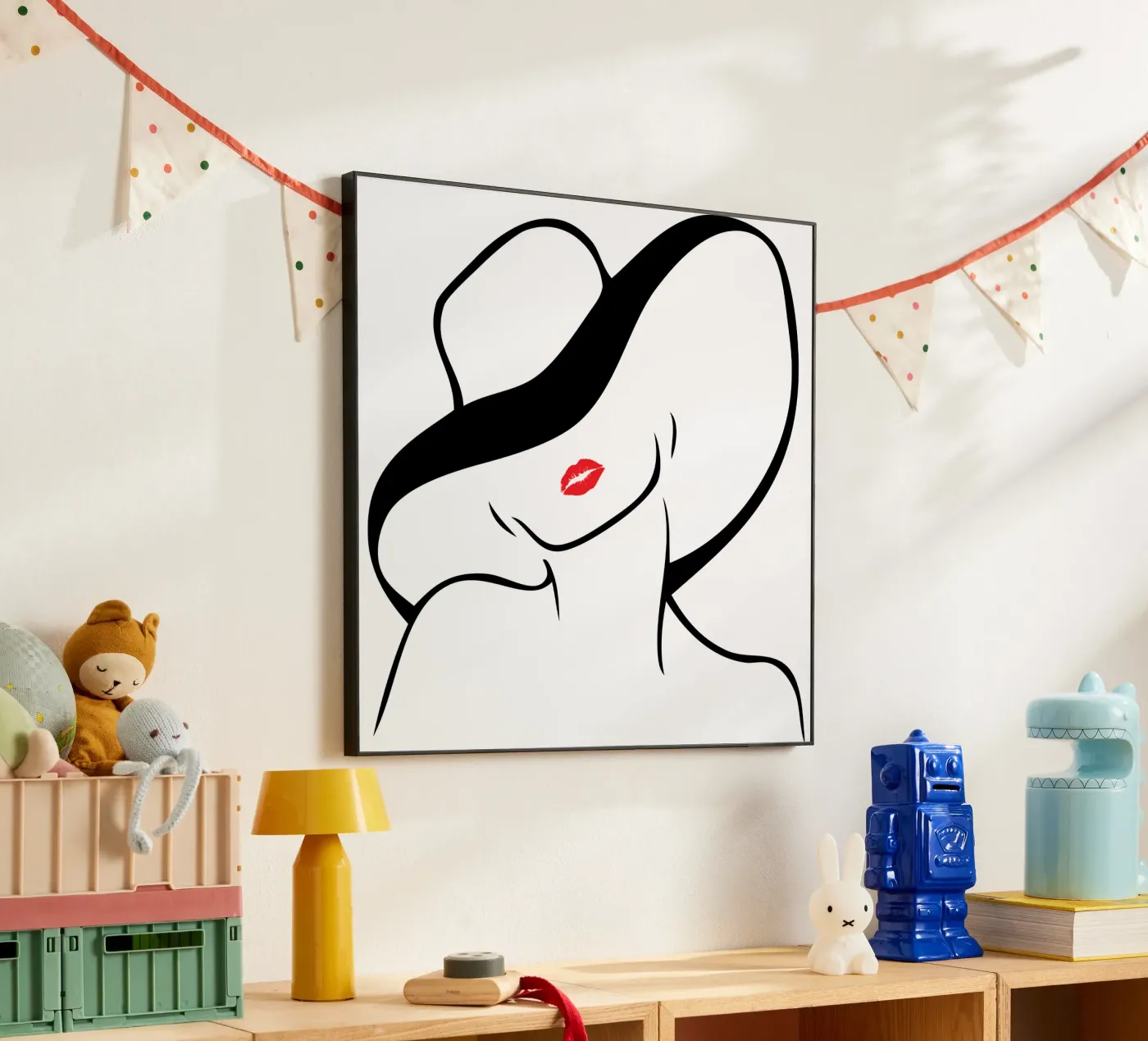 WOMEN and HAT alluminio dibond da ririedis