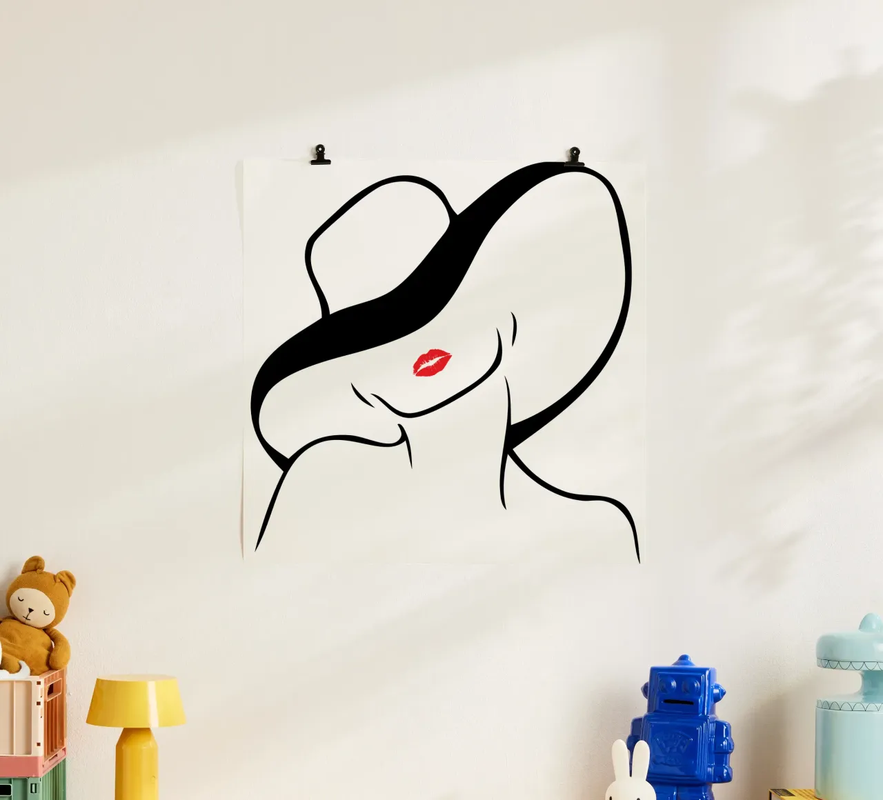 DONNE e CAPPELLI poster da ririedis