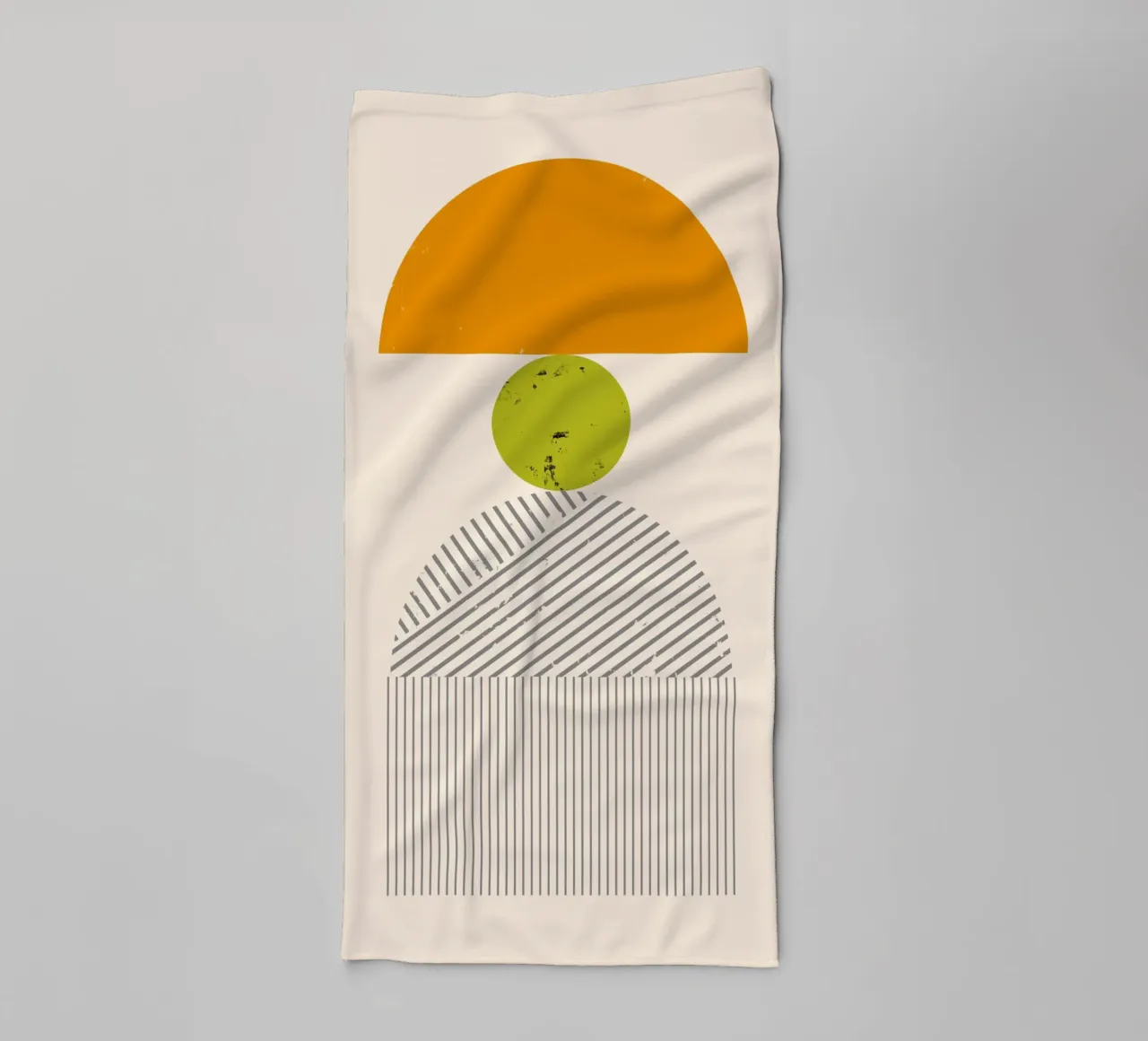 Cats & Dotz - Shape 06 towel by The Artcircle
