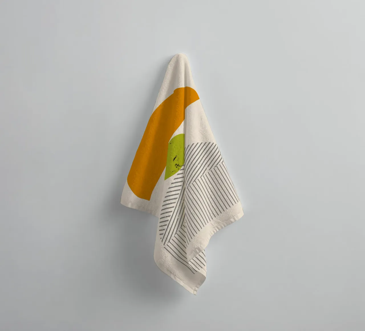 Cats & Dotz - Shape 06 towel by The Artcircle