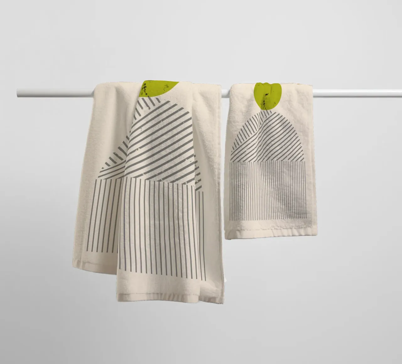 Cats & Dotz - Shape 06 towel by The Artcircle