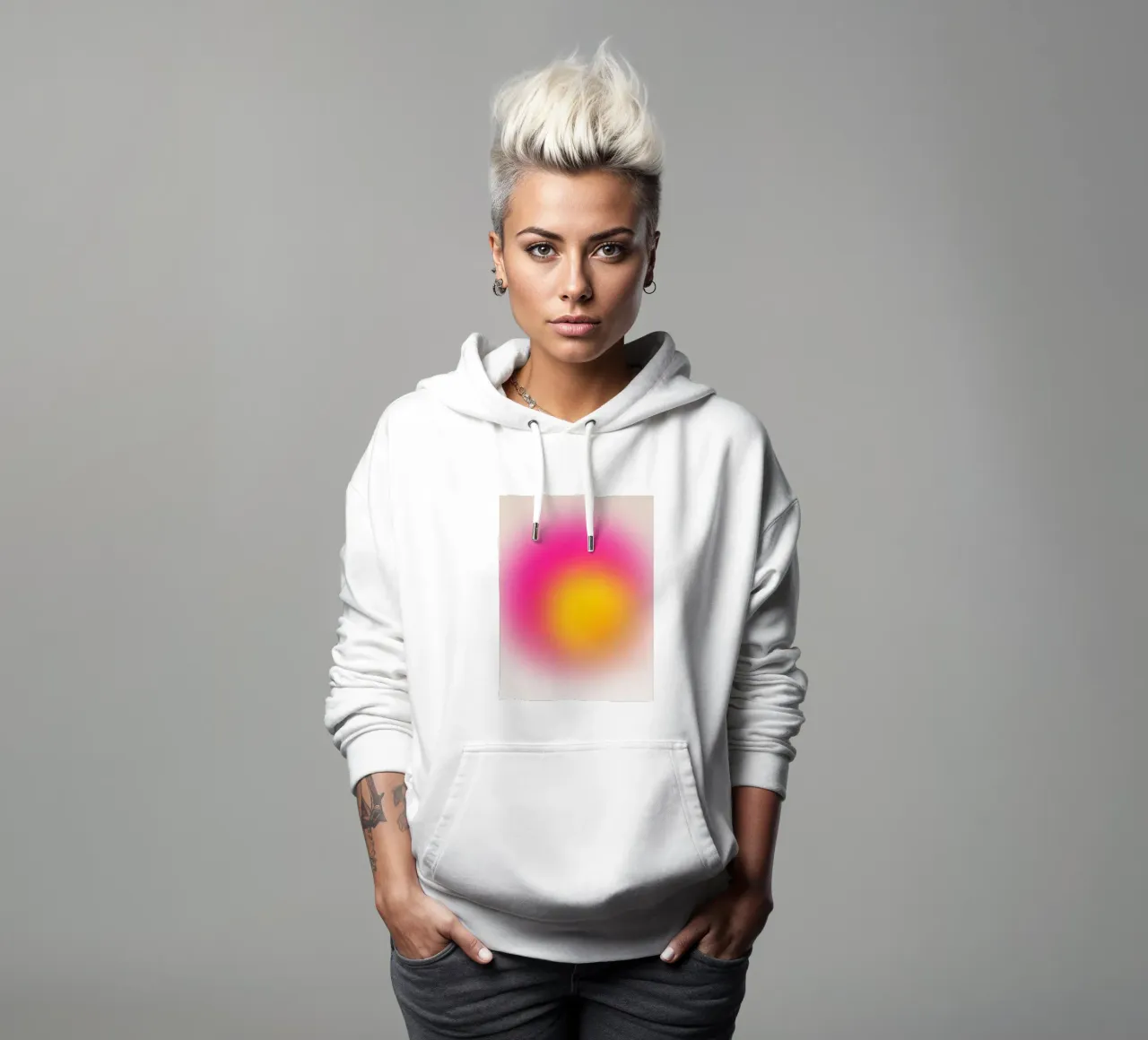 Bright Touch felpa con cappuccio da Galaxy Eyes