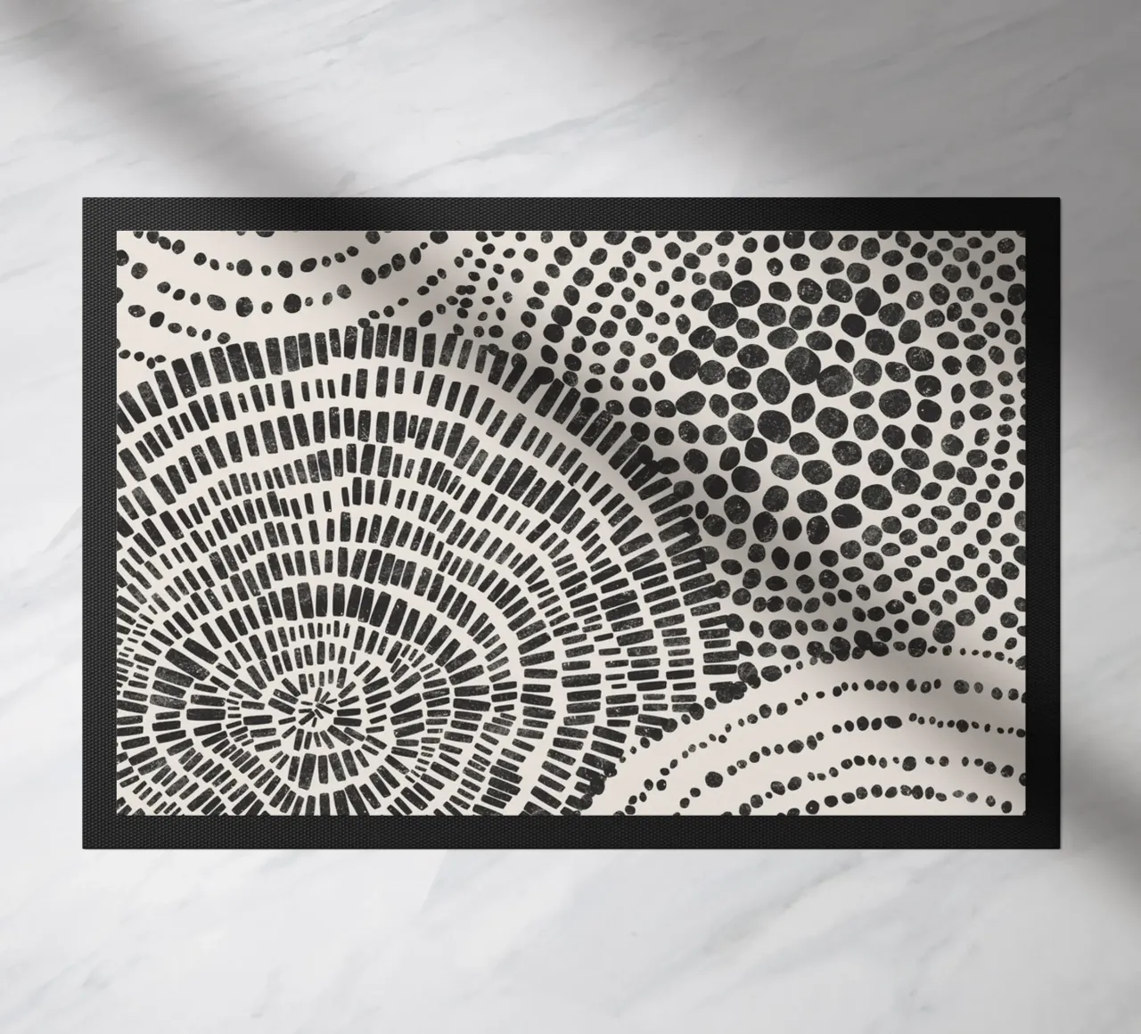 Cats & Dotz - Circle Collection doormat by The Artcircle