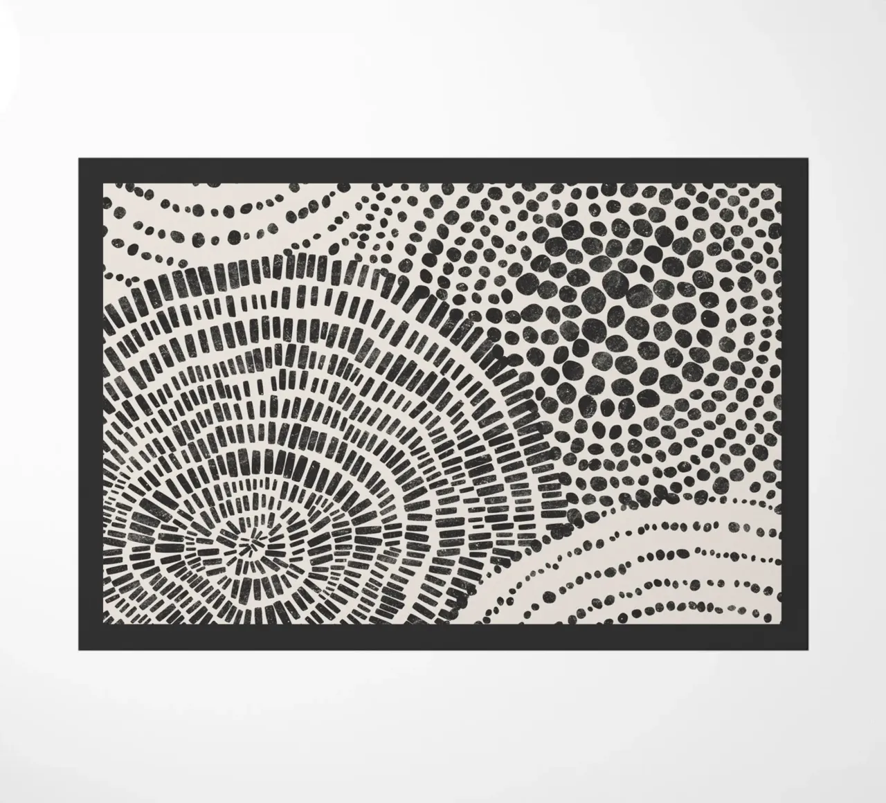 Cats & Dotz - Circle Collection doormat by The Artcircle