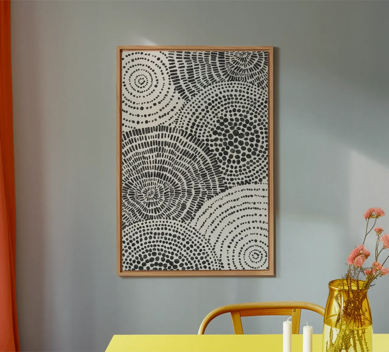 Gatti e puntini - Collezione Circle alluminio dibond da The Artcircle