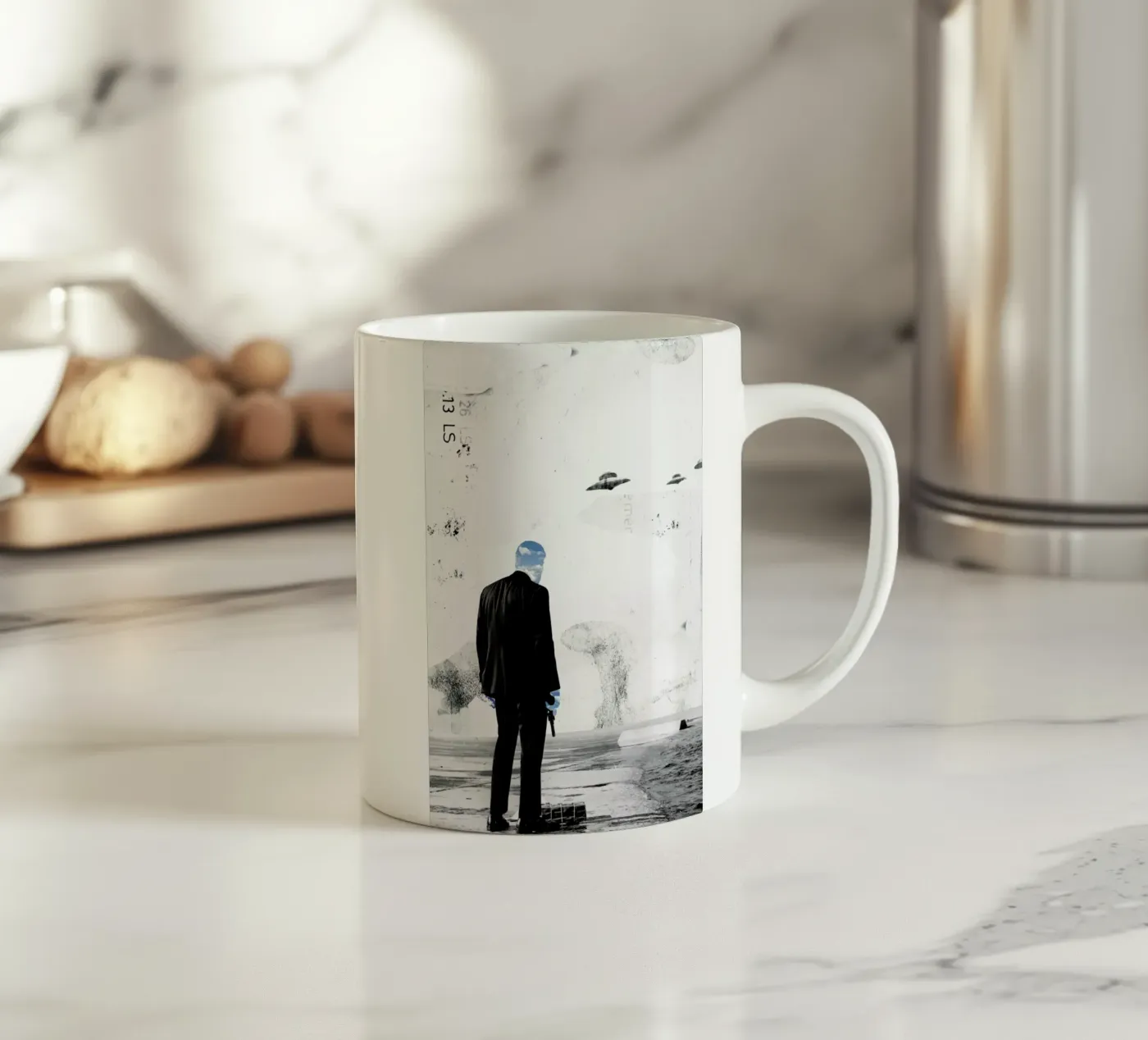 Standoff ceramic mug by Jason Brueck