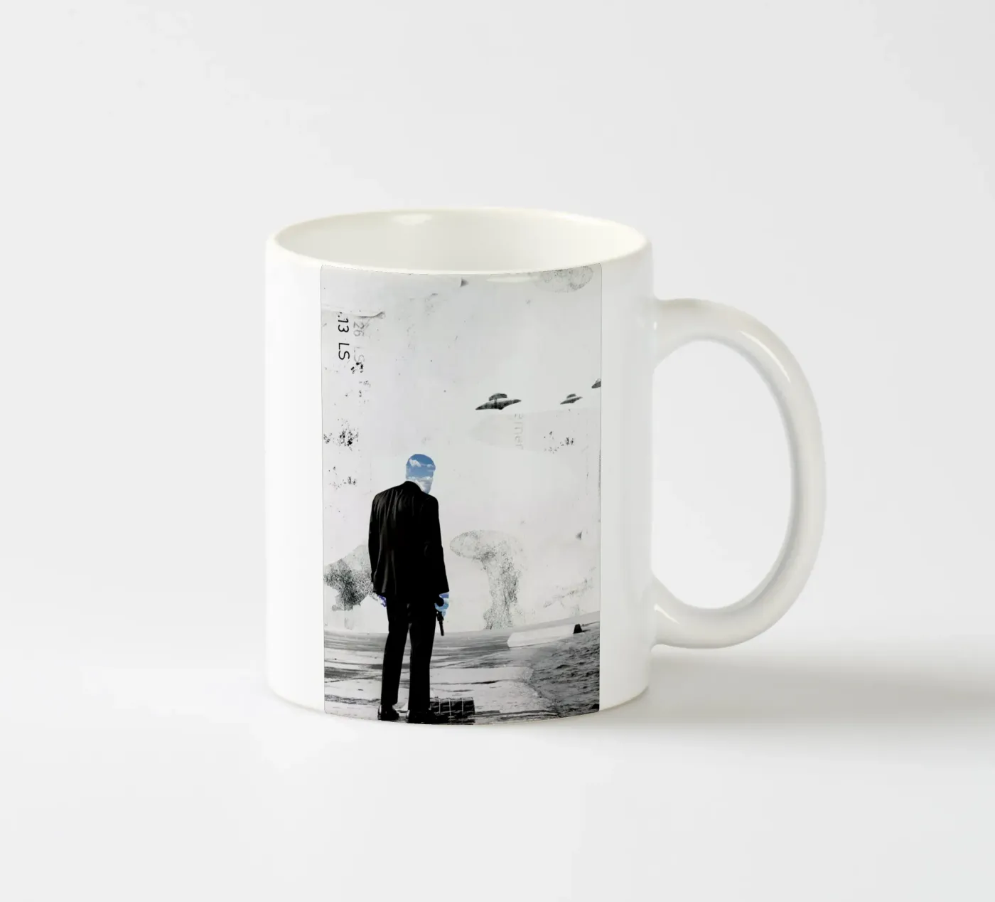 Standoff ceramic mug by Jason Brueck