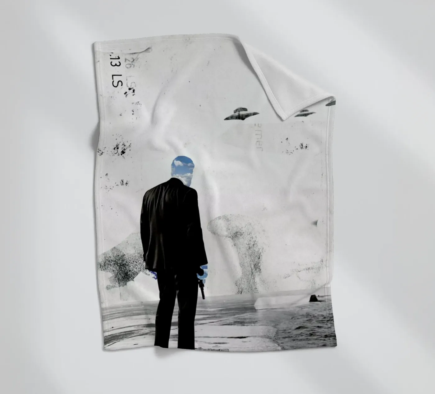 Standoff fleece blanket by Jason Brueck