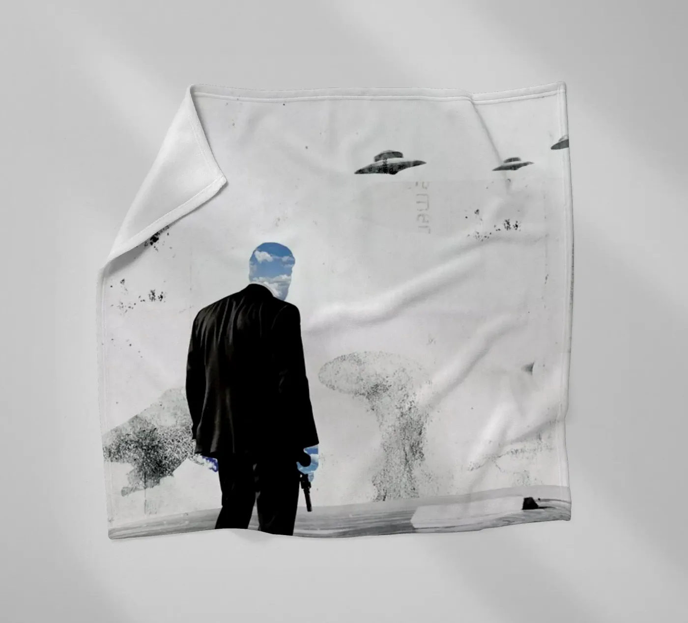 Standoff fleece blanket by Jason Brueck