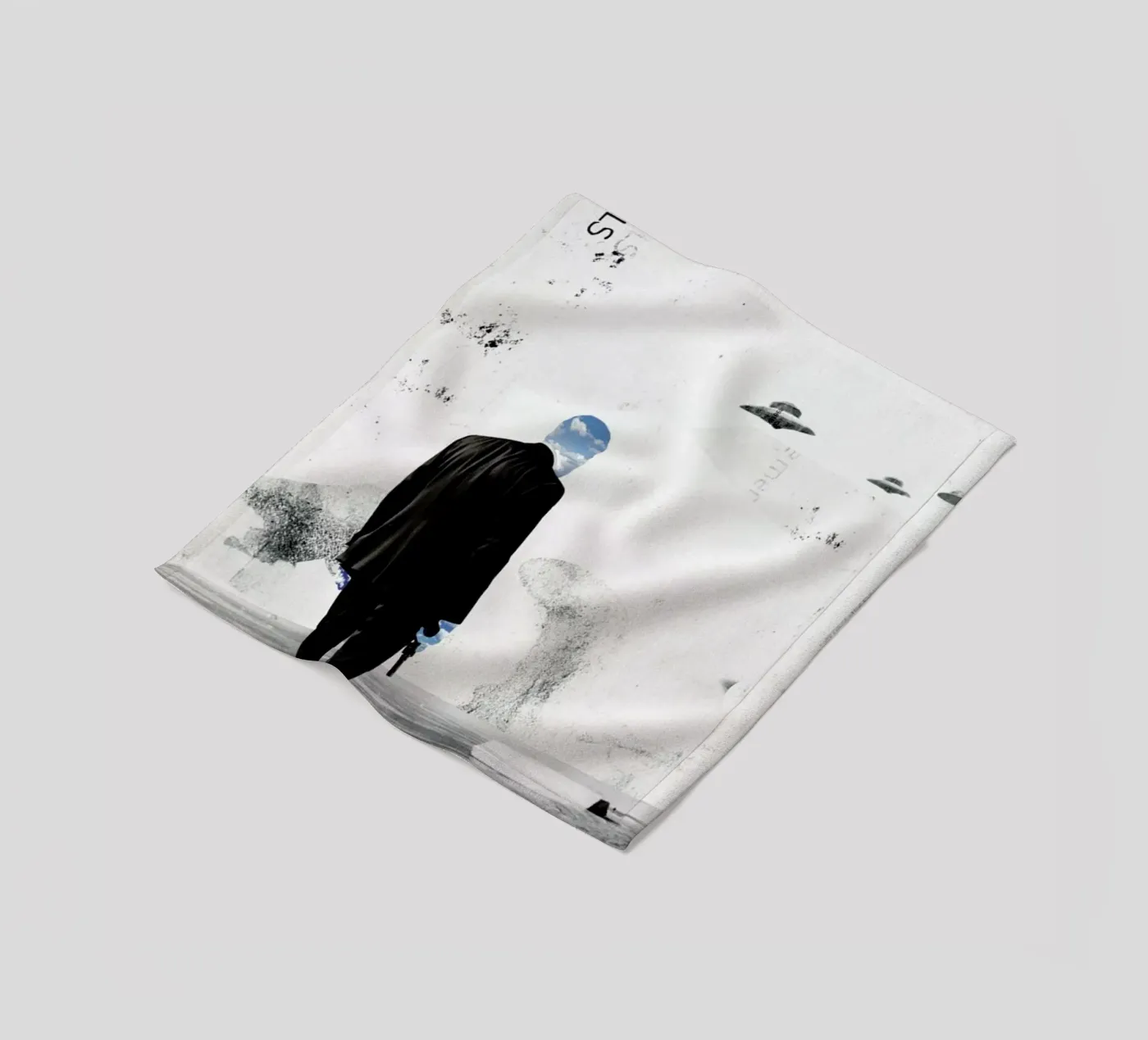 Standoff fleece blanket by Jason Brueck