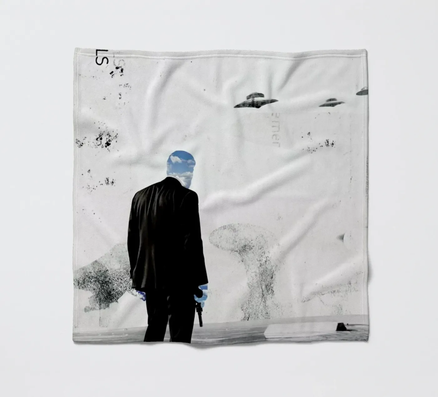 Standoff fleece blanket by Jason Brueck