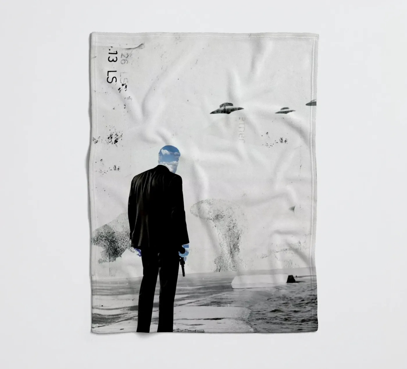 Standoff fleece blanket by Jason Brueck