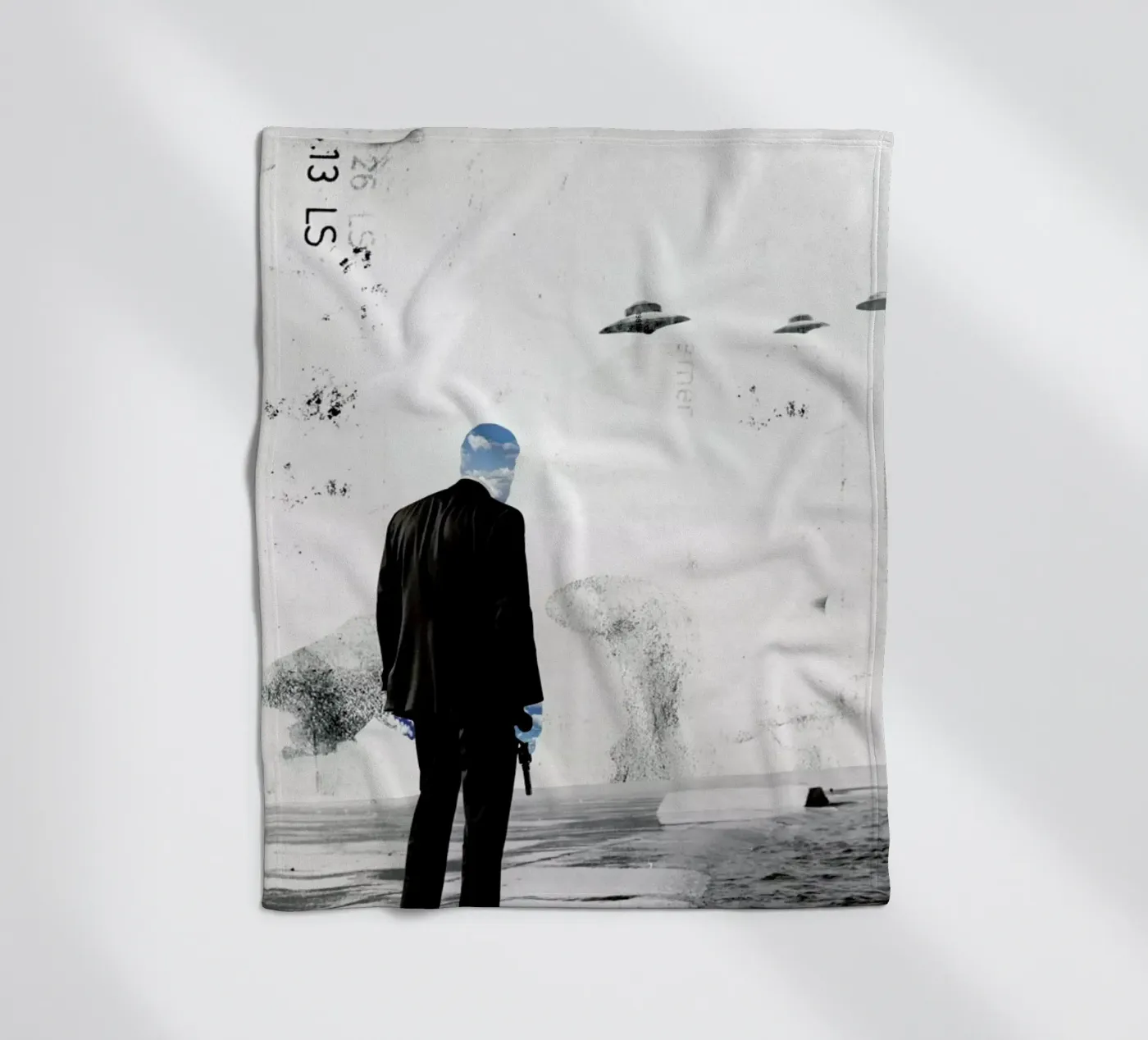 Standoff fleece blanket by Jason Brueck