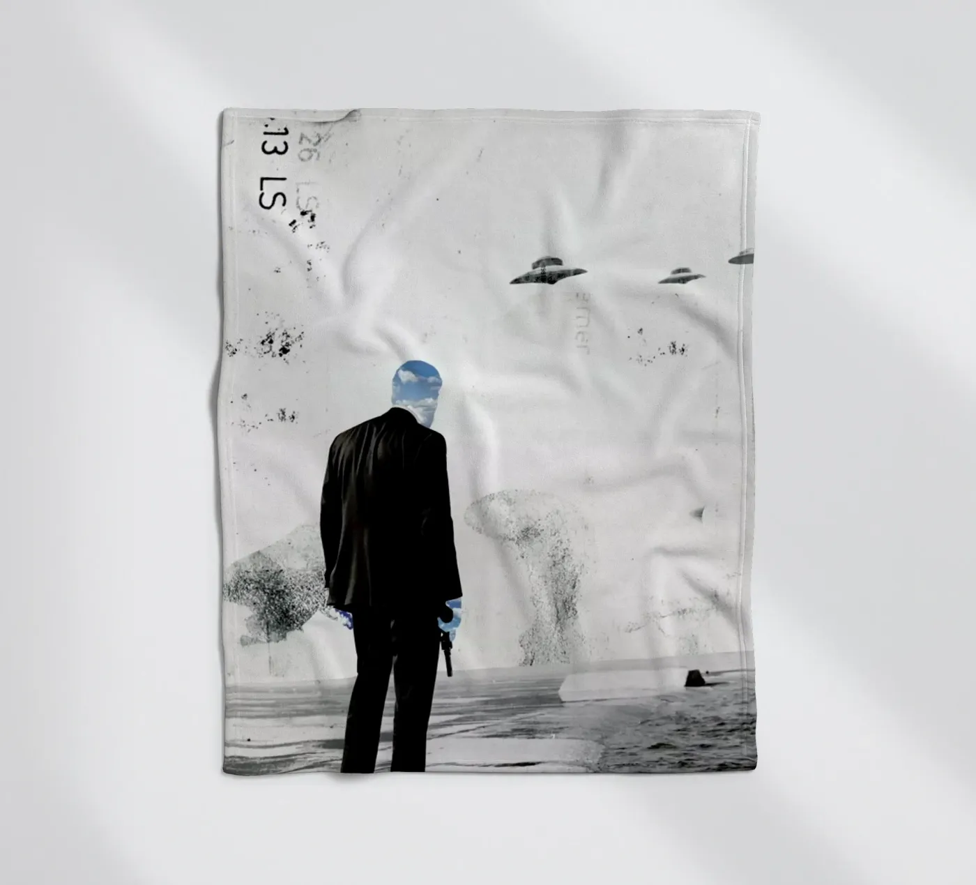 Standoff fleece blanket by Jason Brueck