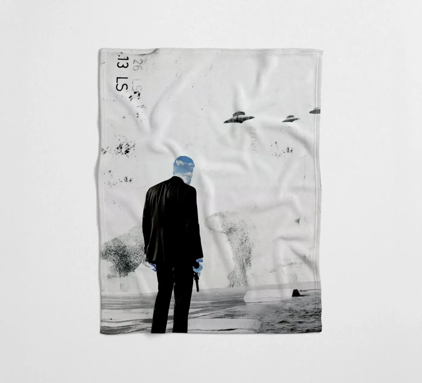 Standoff fleece blanket by Jason Brueck