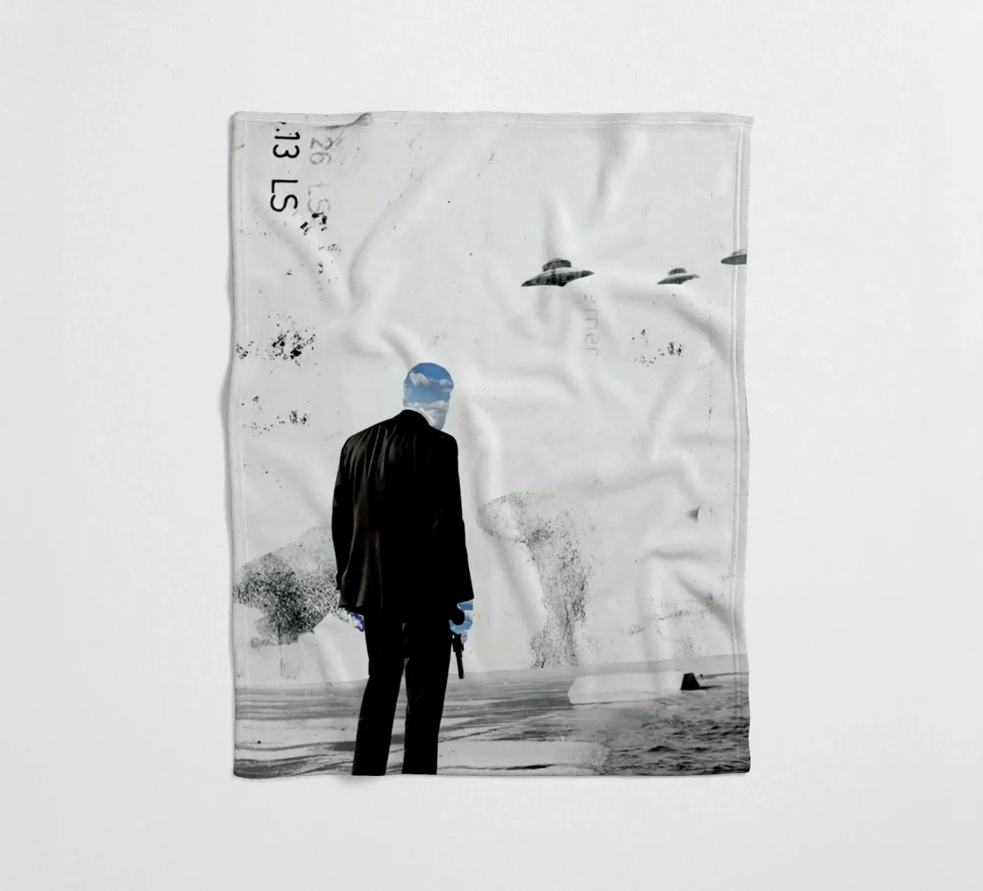 Standoff fleece blanket by Jason Brueck