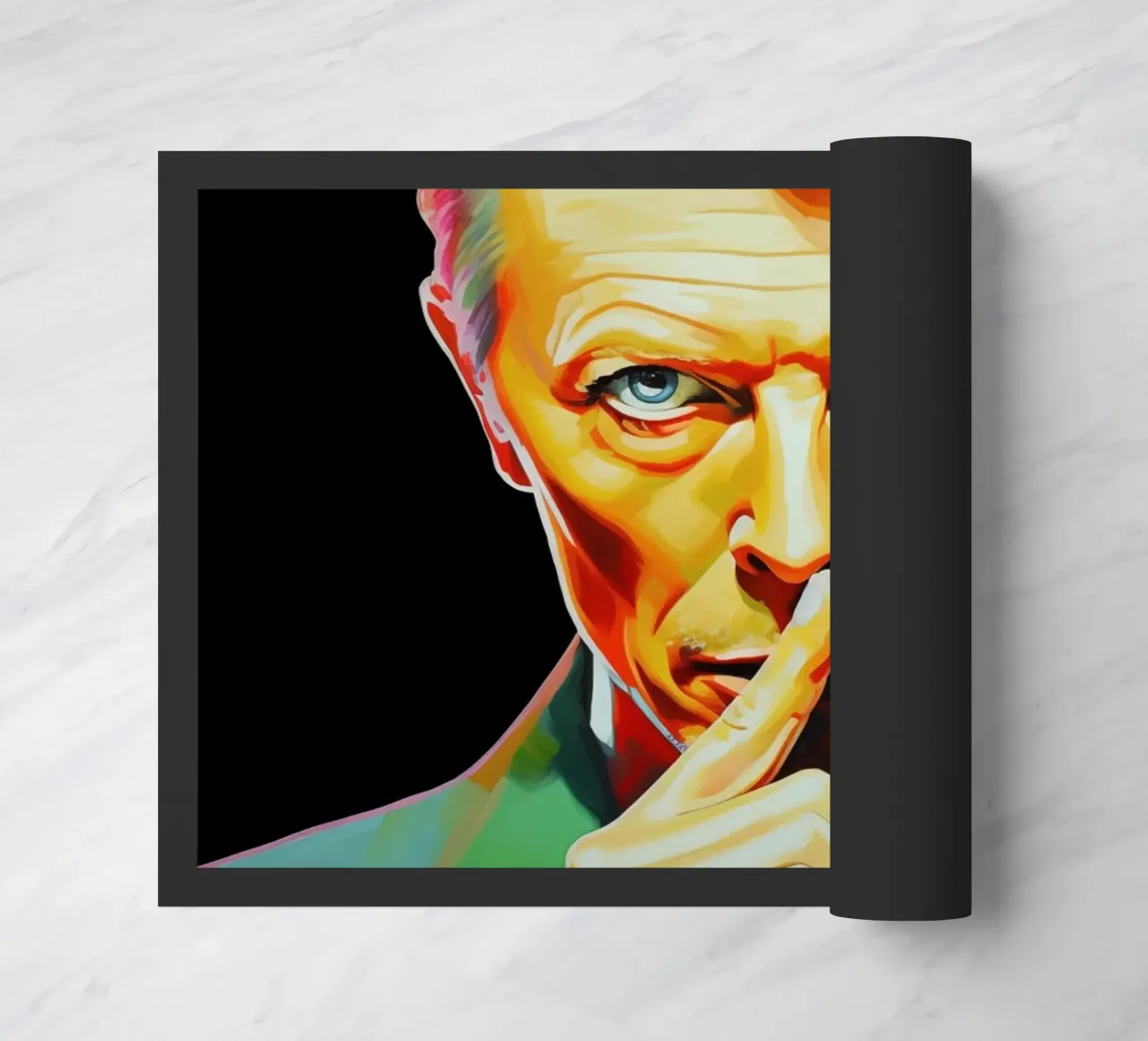 David Bowie, Stella eterna nera zerbino da Carinaprint