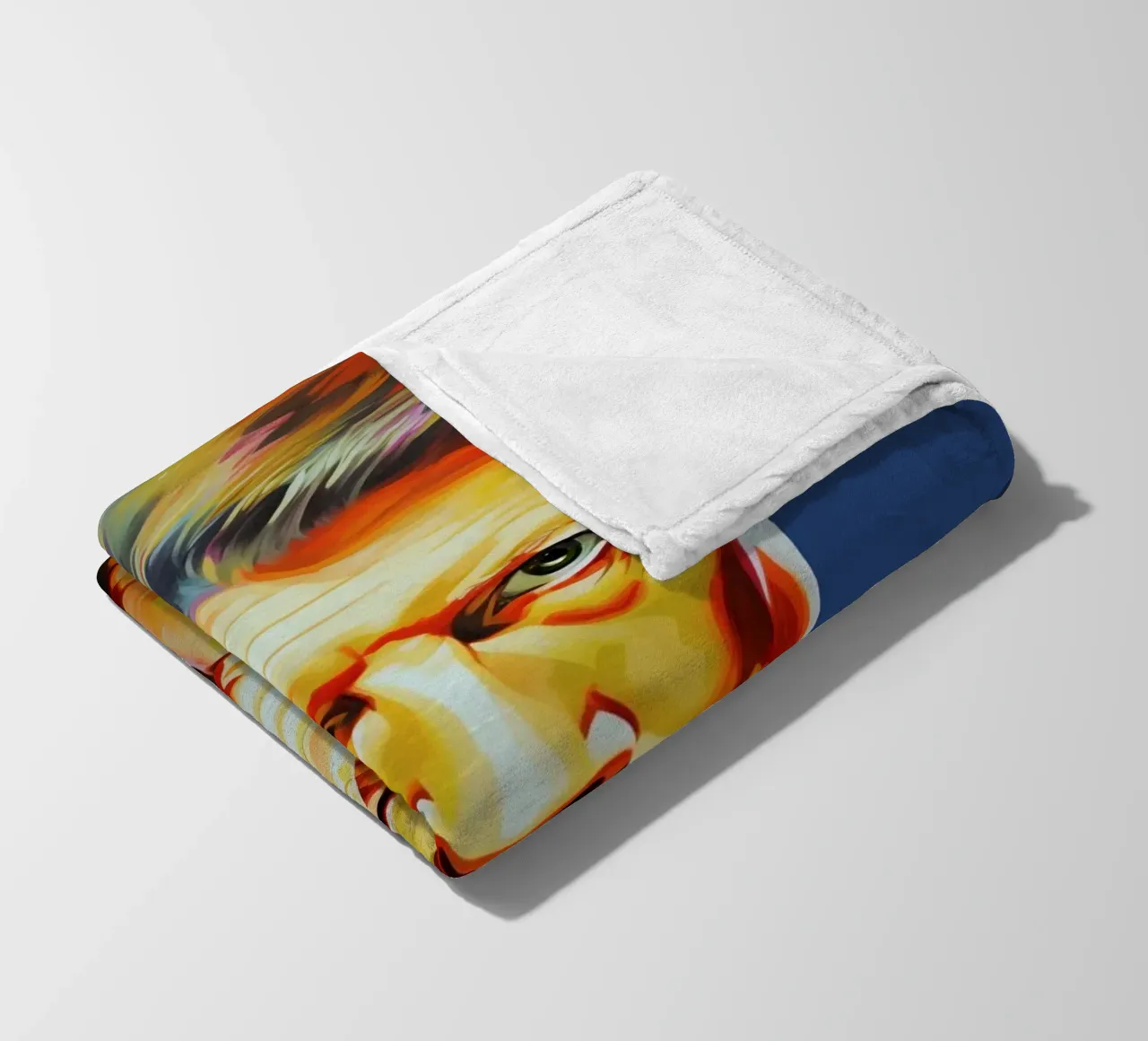 David Bowie, Stella eterna blu coperta in pile da Carinaprint