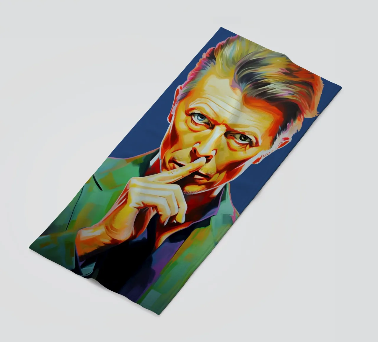 David Bowie, Stella eterna blu telo mare da Carinaprint