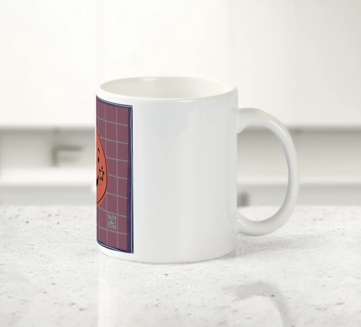 Hey :) ceramic mug by Beeeplan