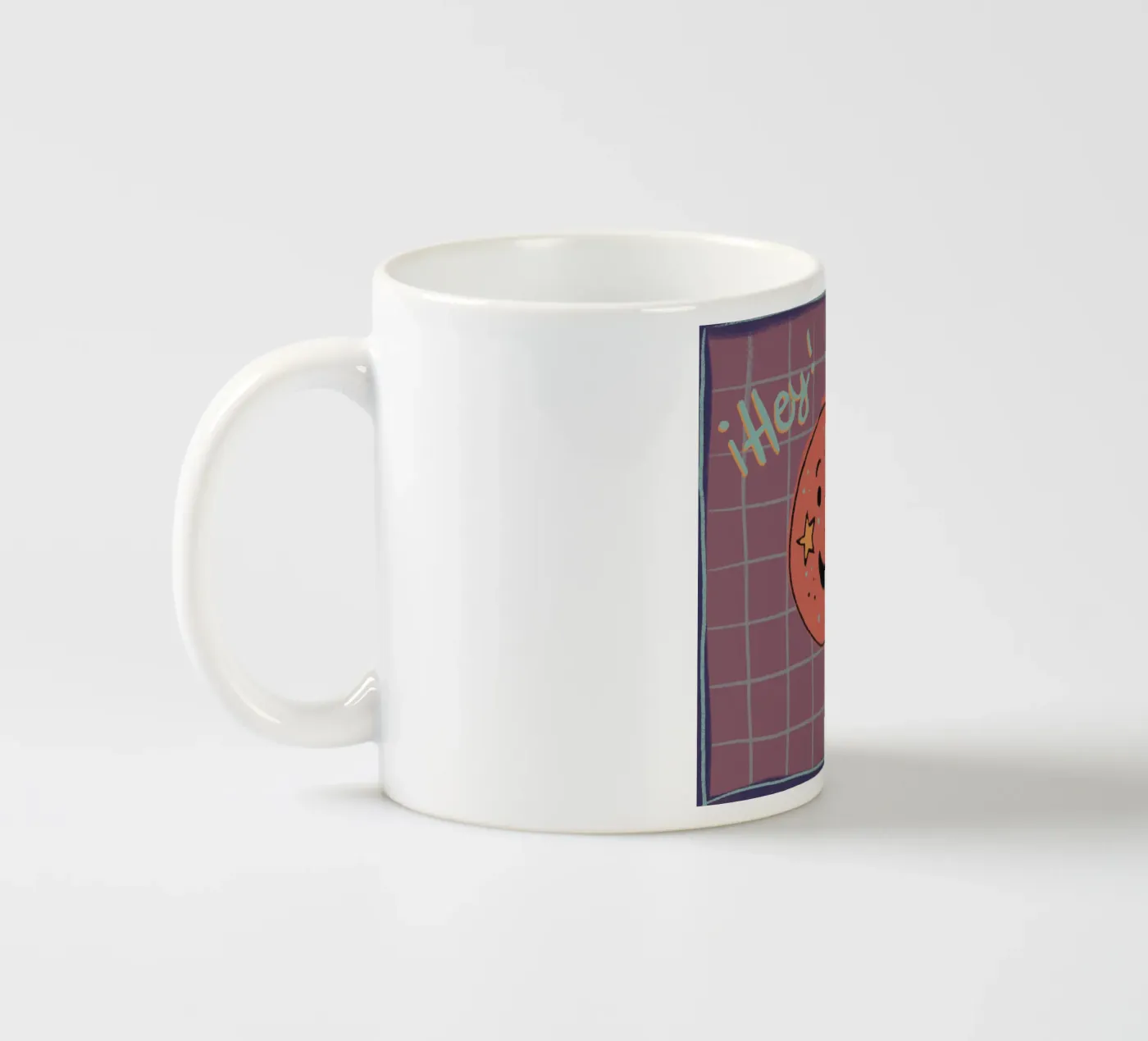 Hey :) ceramic mug by Beeeplan