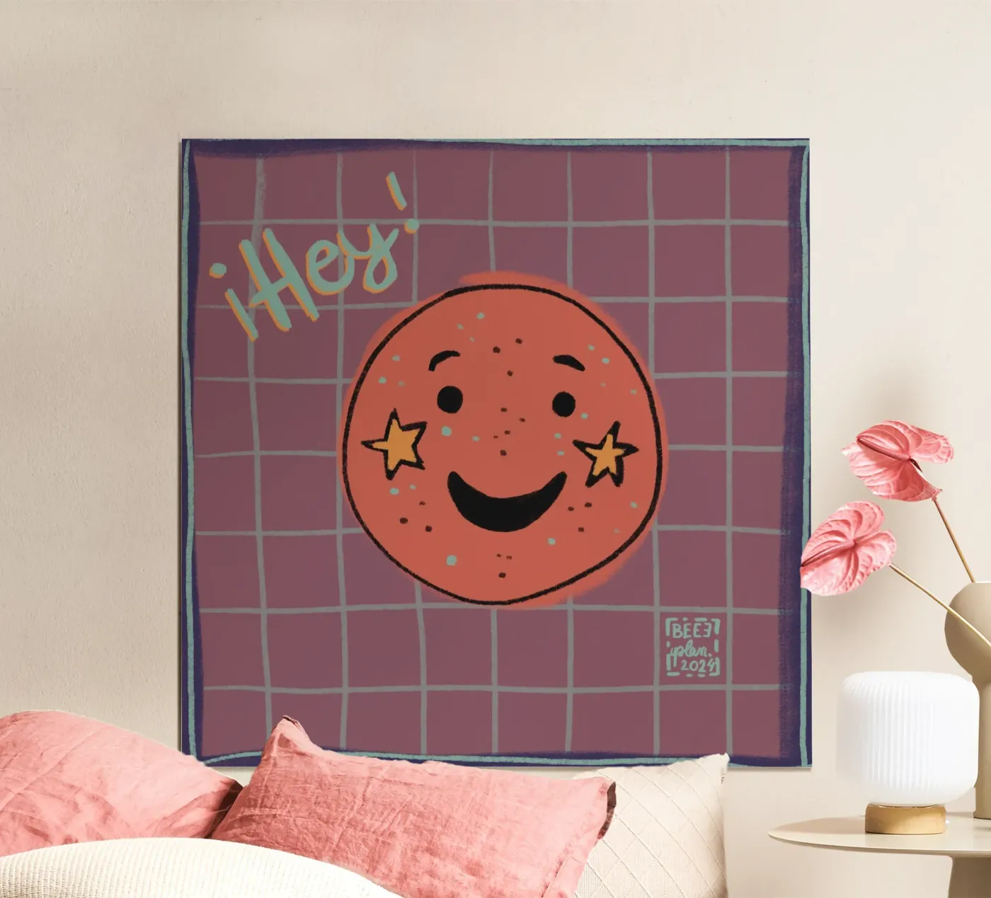 Hey :) poster van Beeeplan