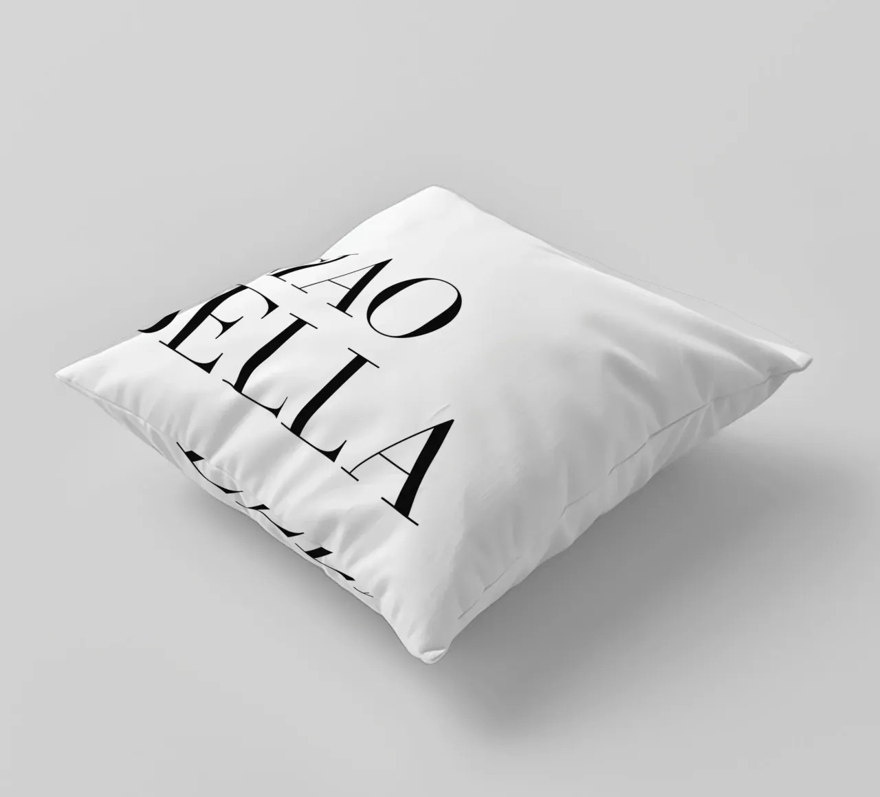 Ciao bella cuscino da Paigaam Studio