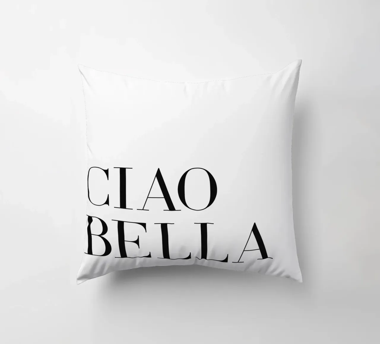 Ciao bella cuscino da Paigaam Studio