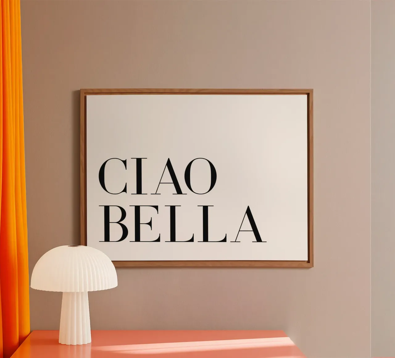 Ciao bella alluminio dibond da Paigaam Studio