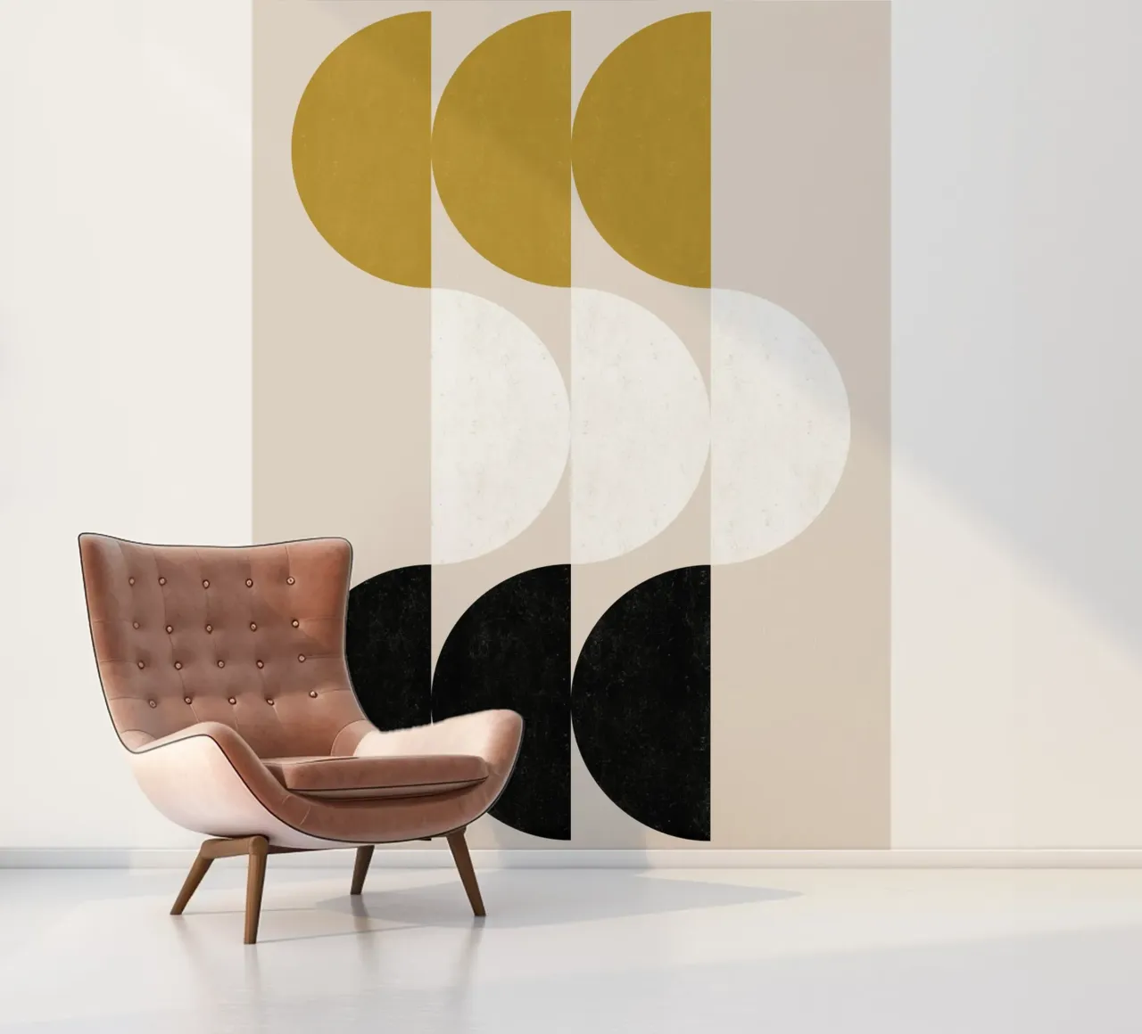 Cats & Dotz - Shape 12 photo wallpaper by The Artcircle