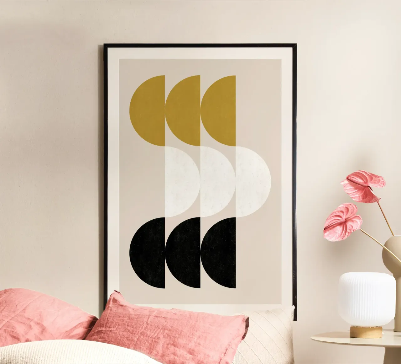 Cats & Dotz - Form 12 Poster von The Artcircle