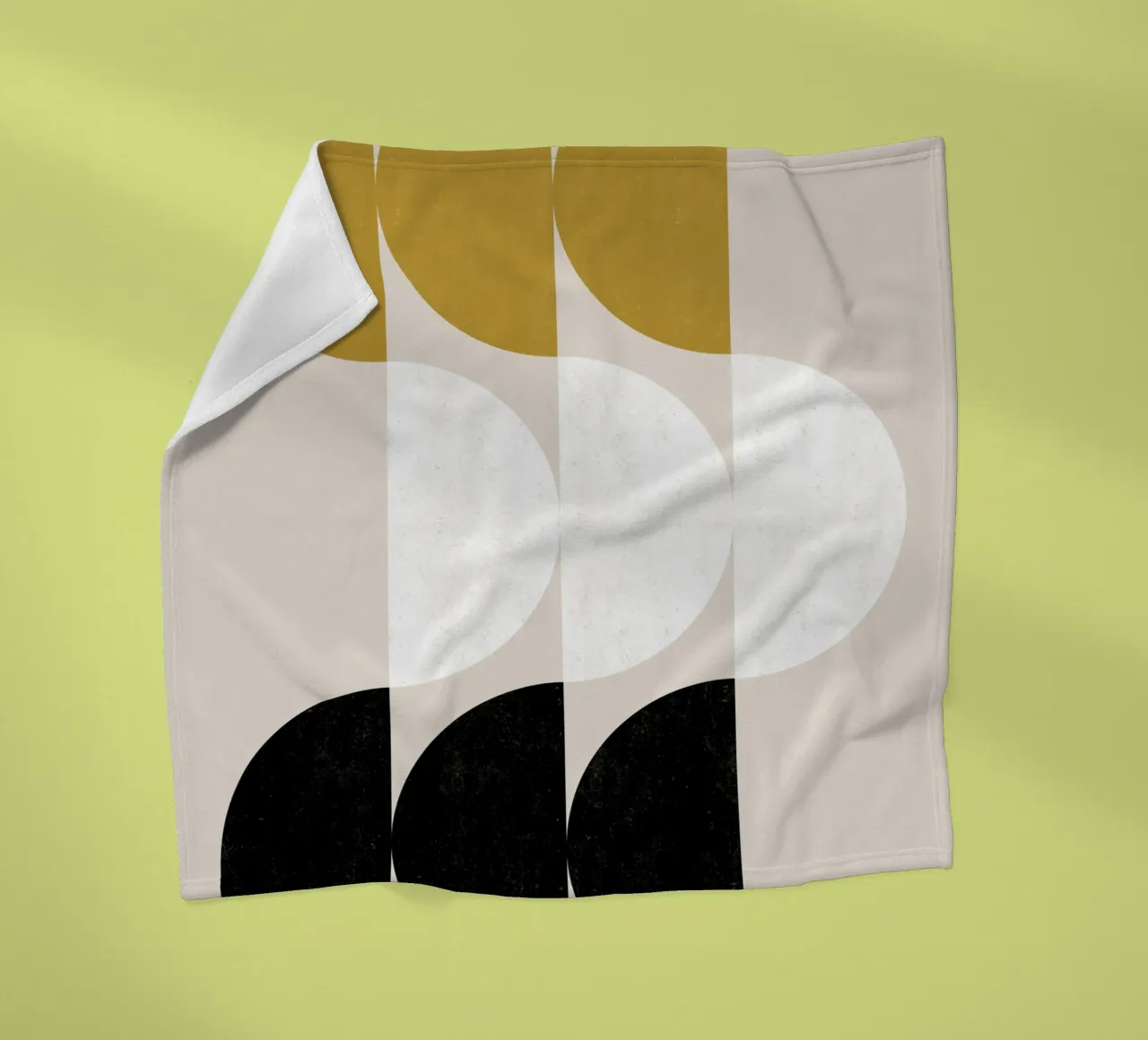 Cats & Dotz - Shape 12 fleece blanket by The Artcircle