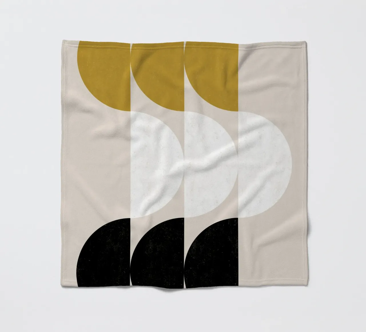 Cats & Dotz - Shape 12 fleece blanket by The Artcircle