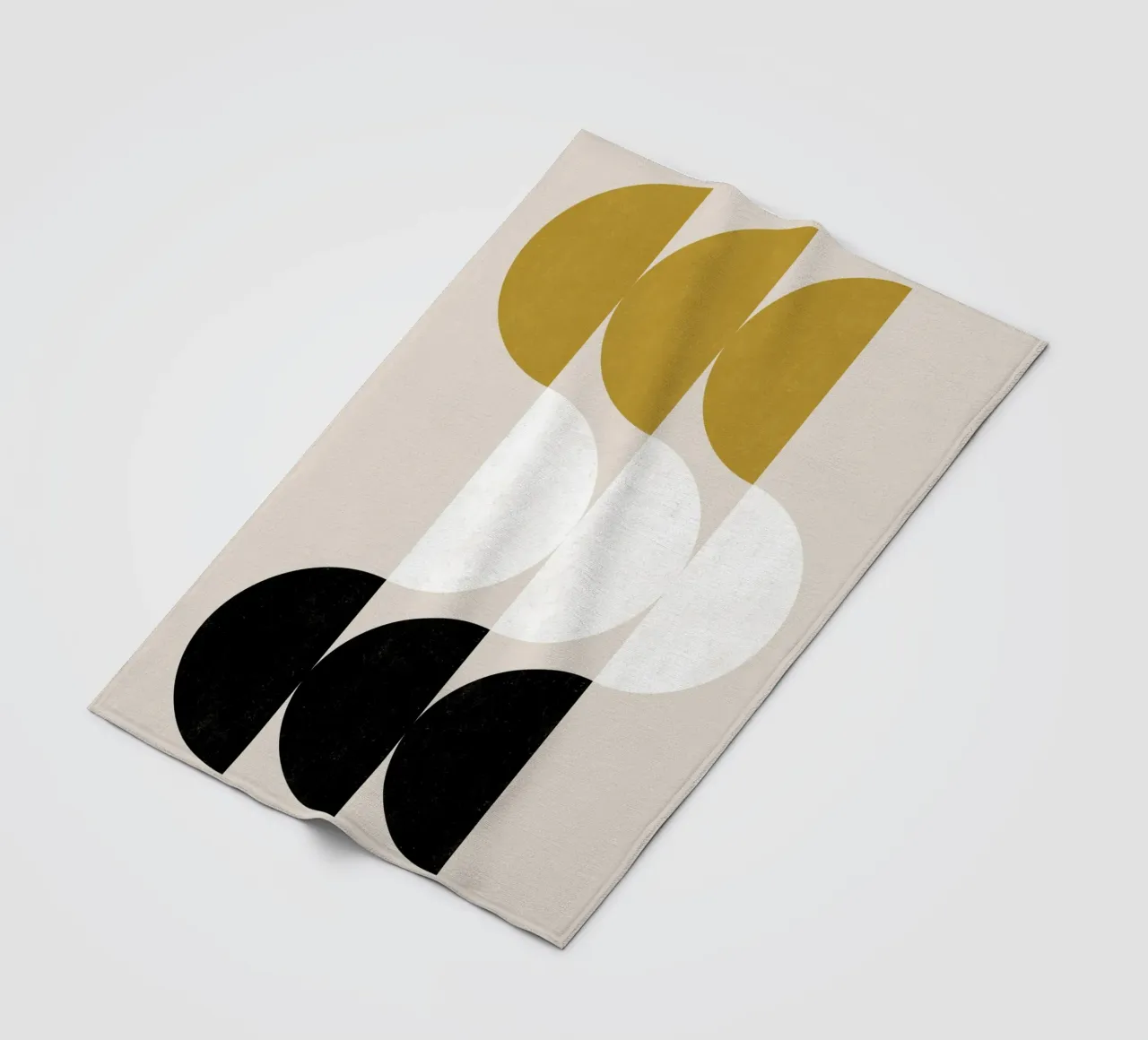 Cats & Dotz - Shape 12 fleece blanket by The Artcircle