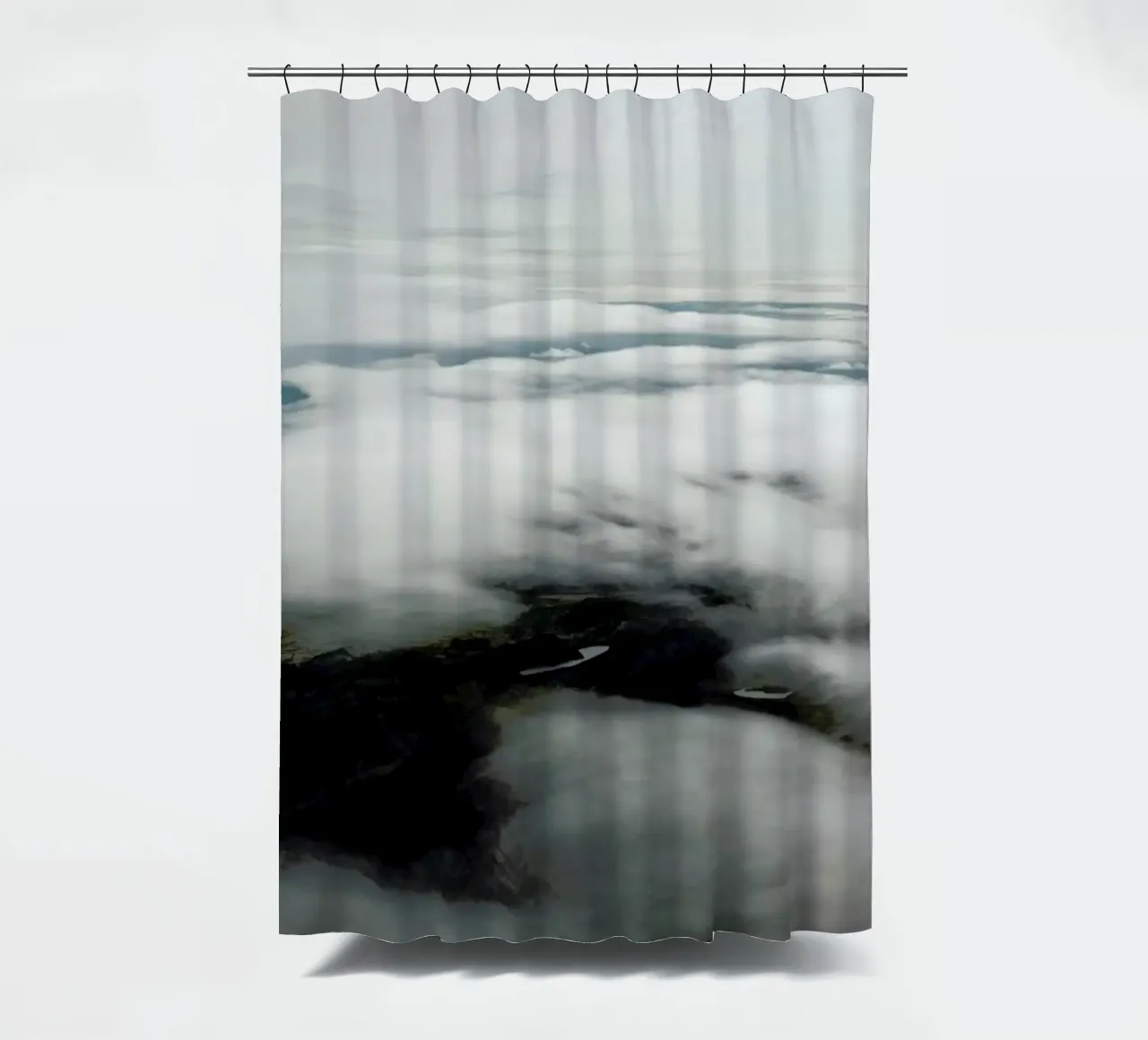 Through The Clouds tenda da doccia da Nur Mut